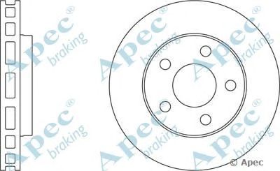 APEC BRAKING dsk805 -  Тормозной диск